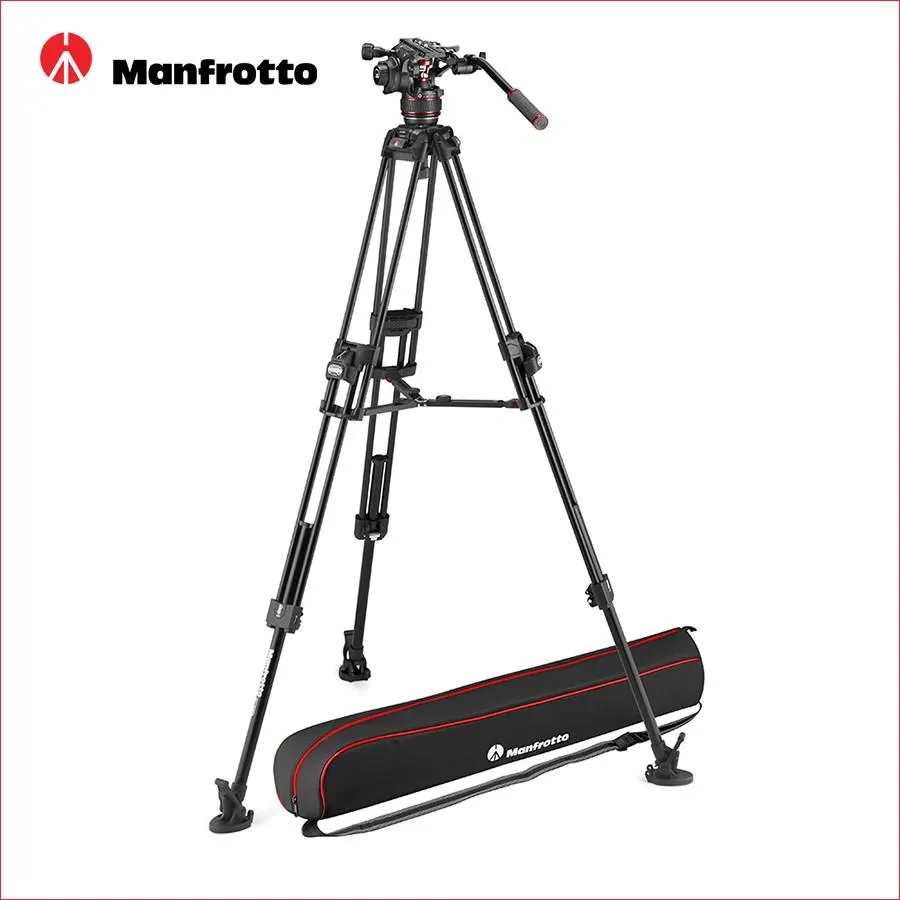 マンフロット（Manfrotto）ナイトロテック608ビデオ雲台+645FASTアルミ三脚 MVK608TWINFA