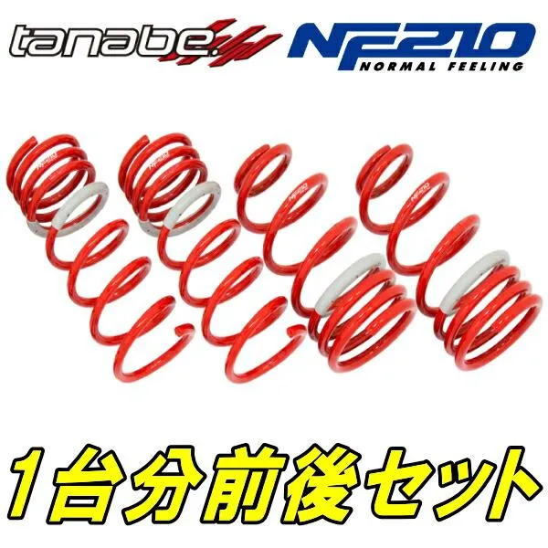 TANABE NF210ダウンサス前後セット L160SムーヴカスタムL 02/10〜06/10