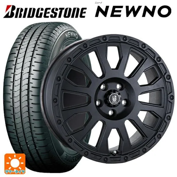 送料無料 サマータイヤホイール 4本セット 205/55R16 91V ブリヂストン ニューノ 正規品 # 阿部商会 ラ・ストラーダ アベンチュラ 1