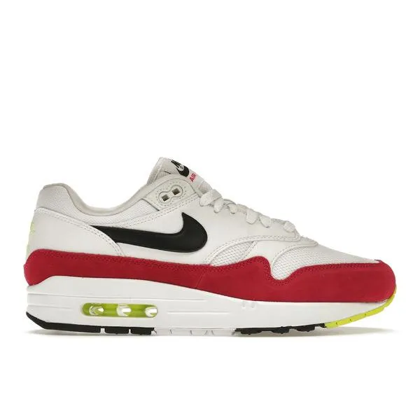 Nike ナイキ メンズ エアマックス スニーカー Nike Air Max 1 White Black Volt Rush Pink 【US_8(26.0cm) 】