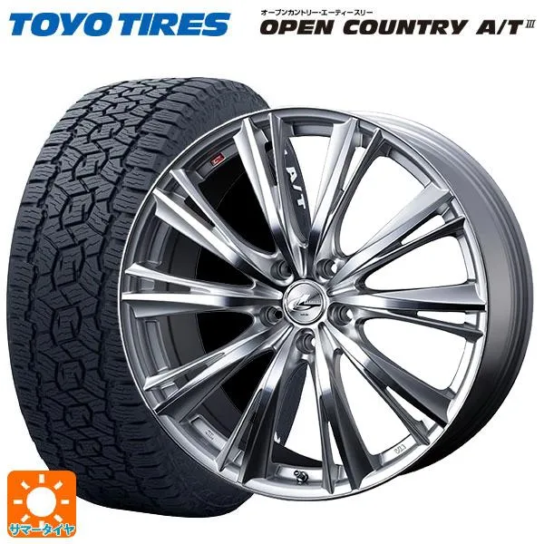 ミツビシ アウトランダーPHEV(5LA GNOW)用 235/60R18 103H トーヨー オープンカントリー AT3 ホワイトレター レオニス