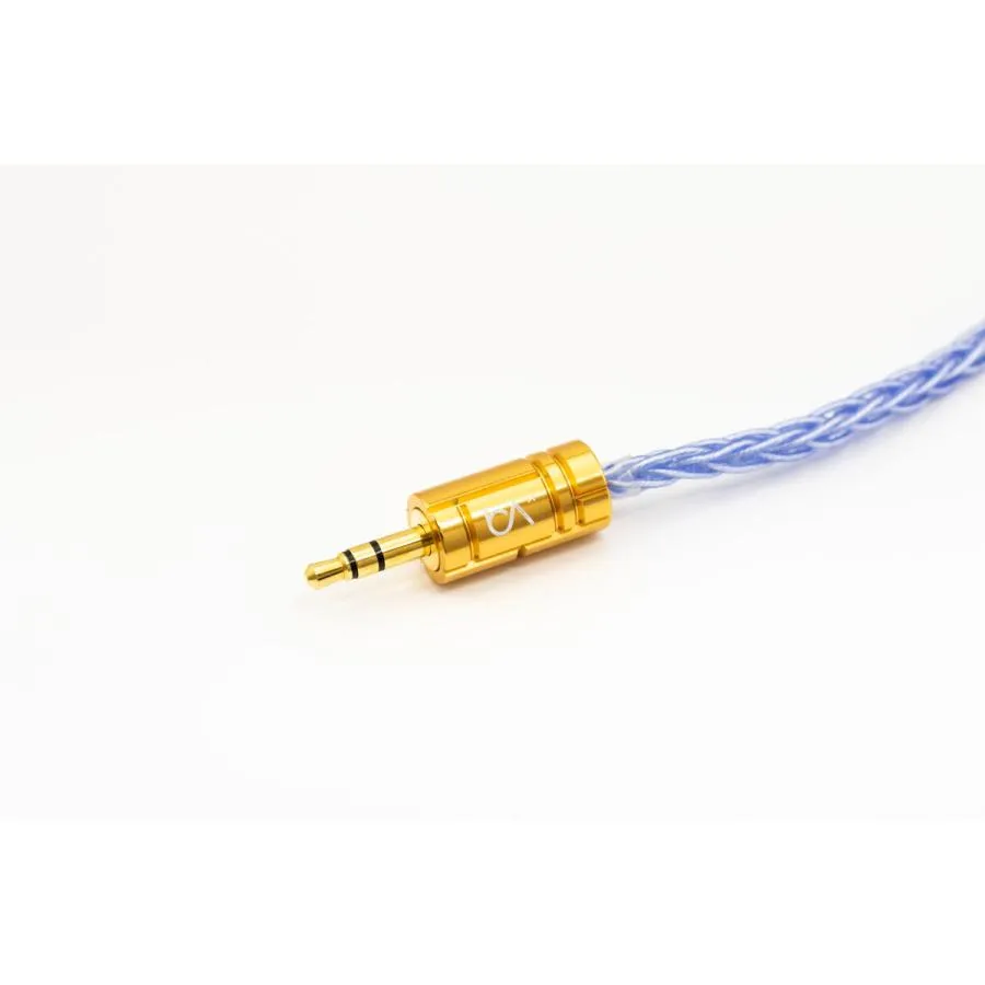 ビートオーディオ イヤホンケーブル(1.2m・8導体)(2pin⇔3.5mm) Beat Audio Silversonic MKVII 8-wire BEA-1048 返品種別A
