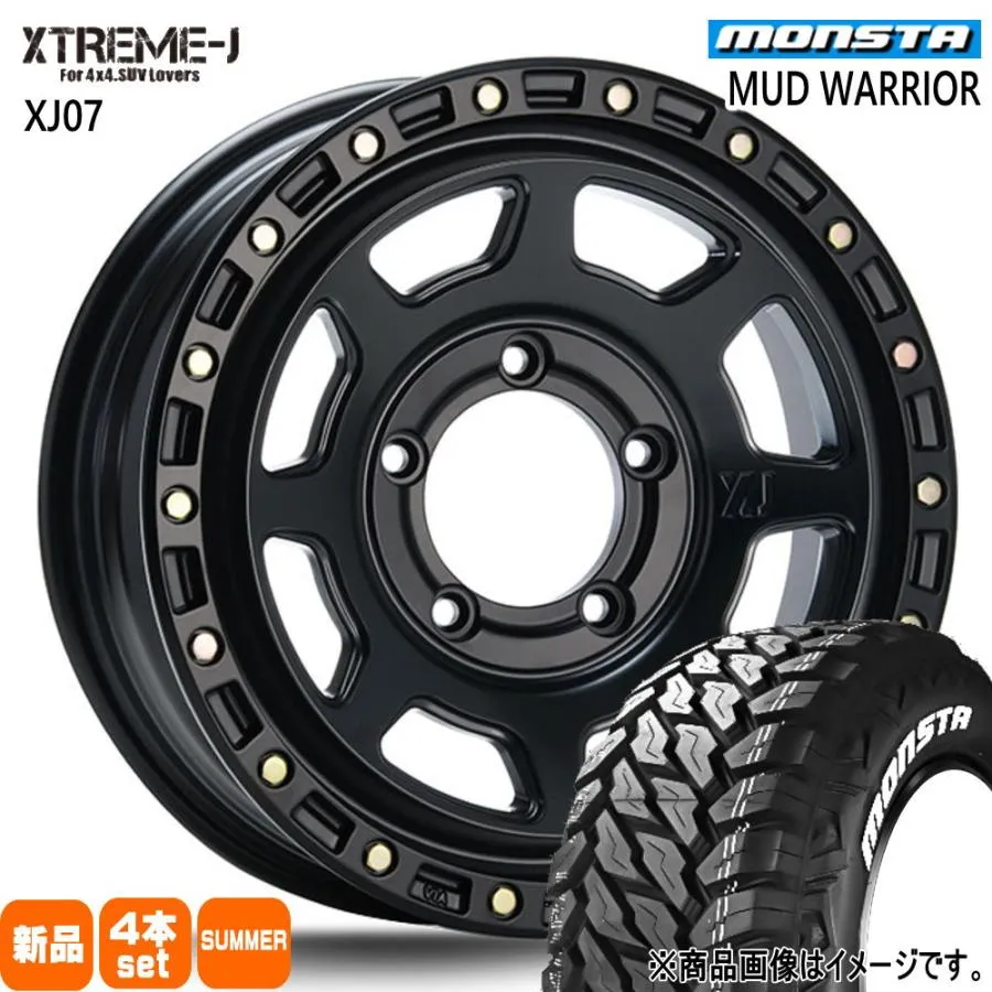 JB74 ジムニーシエラ 専用  モンスタ 235/70R16 104/101Q MUD WARRIOR 夏用 サマータイヤ XTREME-J XJ07 16インチ