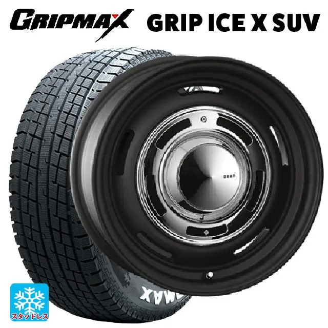スズキ ジムニー(64系)用 185/85R16 105/103N グリップマックス グリップアイスX SUV ホワイトレター ディーン クロスカント