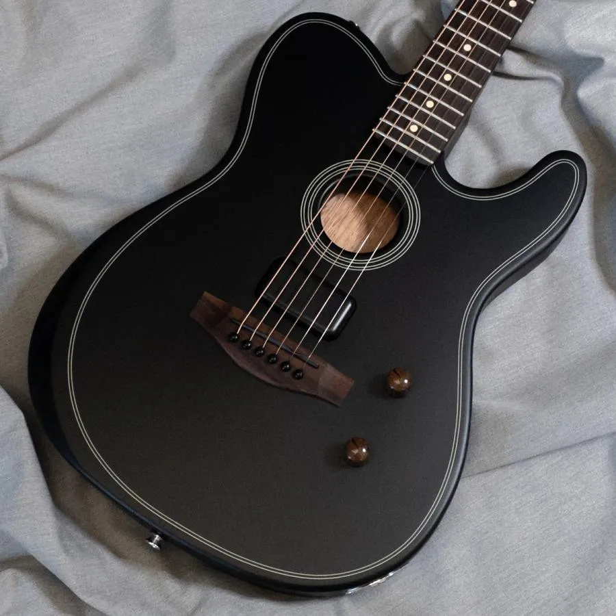 【1本限り特価！】Fender Acoustasonic Standard Telecaster Black フェンダー アコスタソニック エレアコ