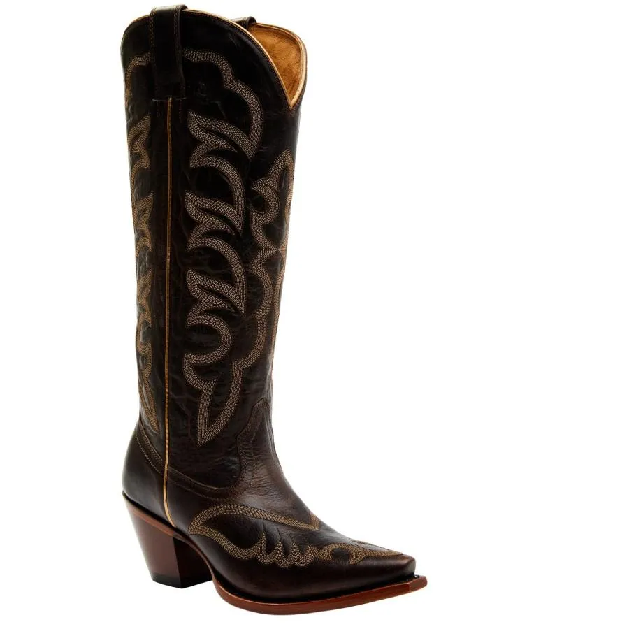 【並行輸入品】Shyanne Women's High Desert 14 Cowboy Boot Snip Toe Brown