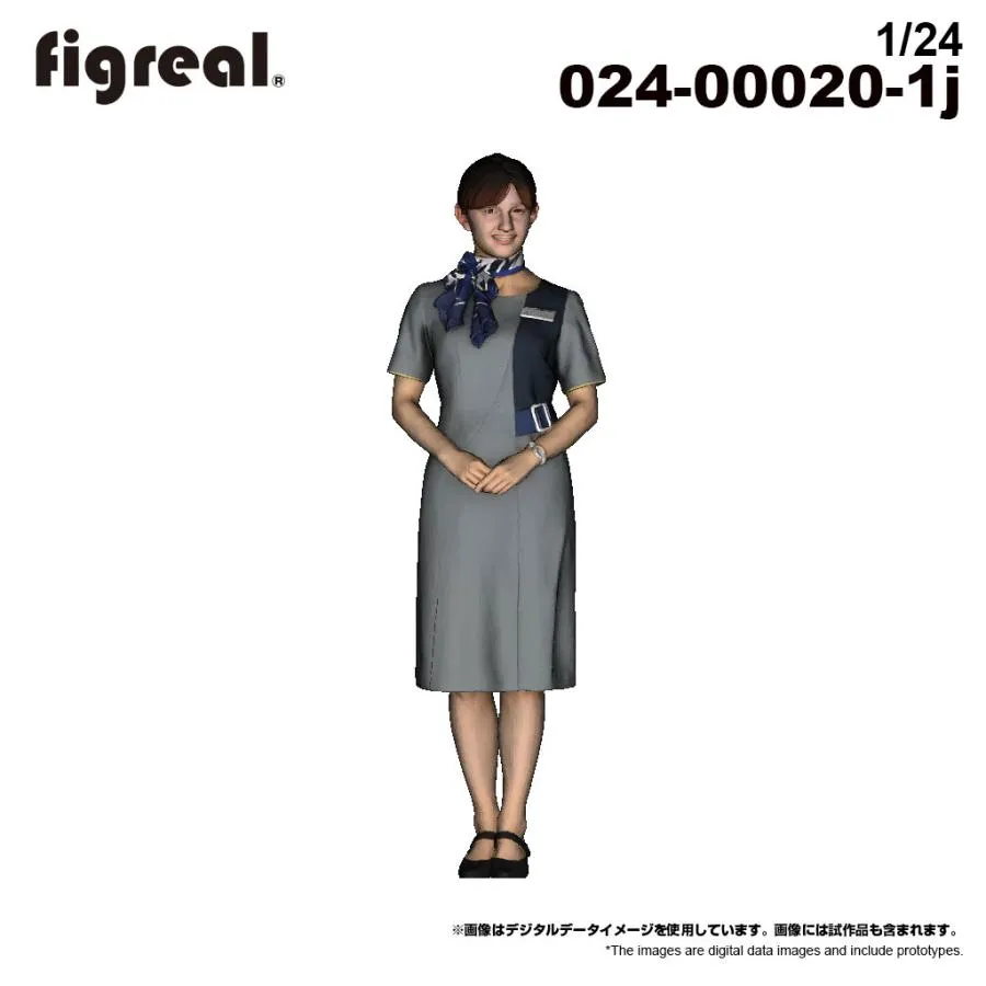 figreal 1/24 はたらくお姉さんB10 彩色済みフィギュア 024-00020-1j