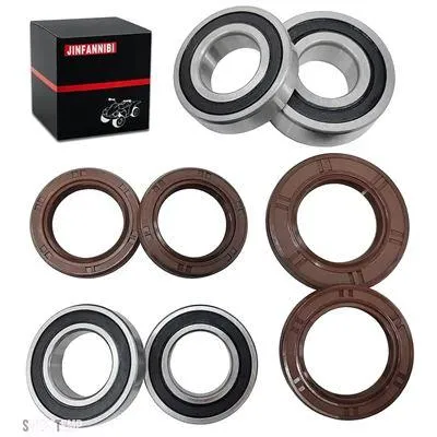 互換品 ヤマハ YZ125 YZ250 YZ426F YZ450F WR400F WR426F WR450F用フロントリアホイールベアリング＆オイルシールキット