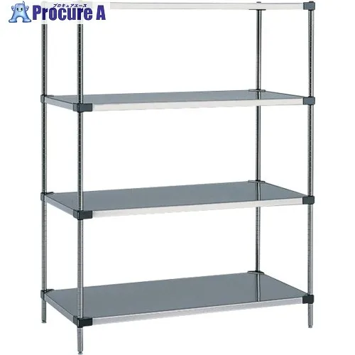 ERECTA スーパーシリーズ・430ソリッドシェルフ 間口1822mm×奥行614mm×高さ1892mm(P) DB無 4段 LSS1820P1900N4 1台 ■▼349-8461 【送料都度見積】