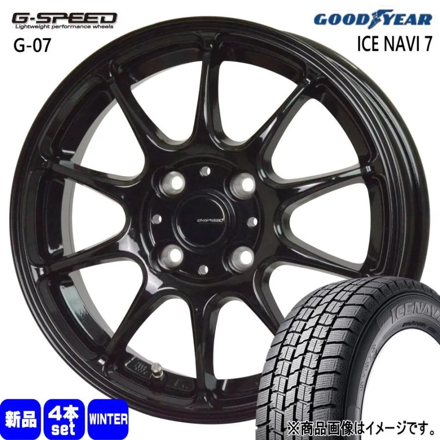 ライズ ロッキー ガソリン車 グッドイヤー 215/65R16 98Q ICE NAVI 7 冬用 スタッドレスタイヤ G・speed G-07 16インチ