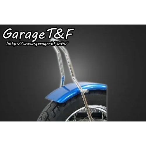 Garage T\u0026F ガレージ フラットフェンダー＆シーシーバーセット カラー：ブラック / タイプ：ショート(約300mm) ビラーゴ250 YAMAHA ヤマハ リアフェンダー