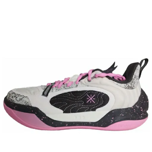 リーニン ウェイド 白色 ホワイト 黒色 ブラック ピンク YEAR SNAKE スニーカー メンズ LI-NING WADE ICE BLOOD 2 V2 OF THE ABPV001-3 / WHITE BLACK PINK