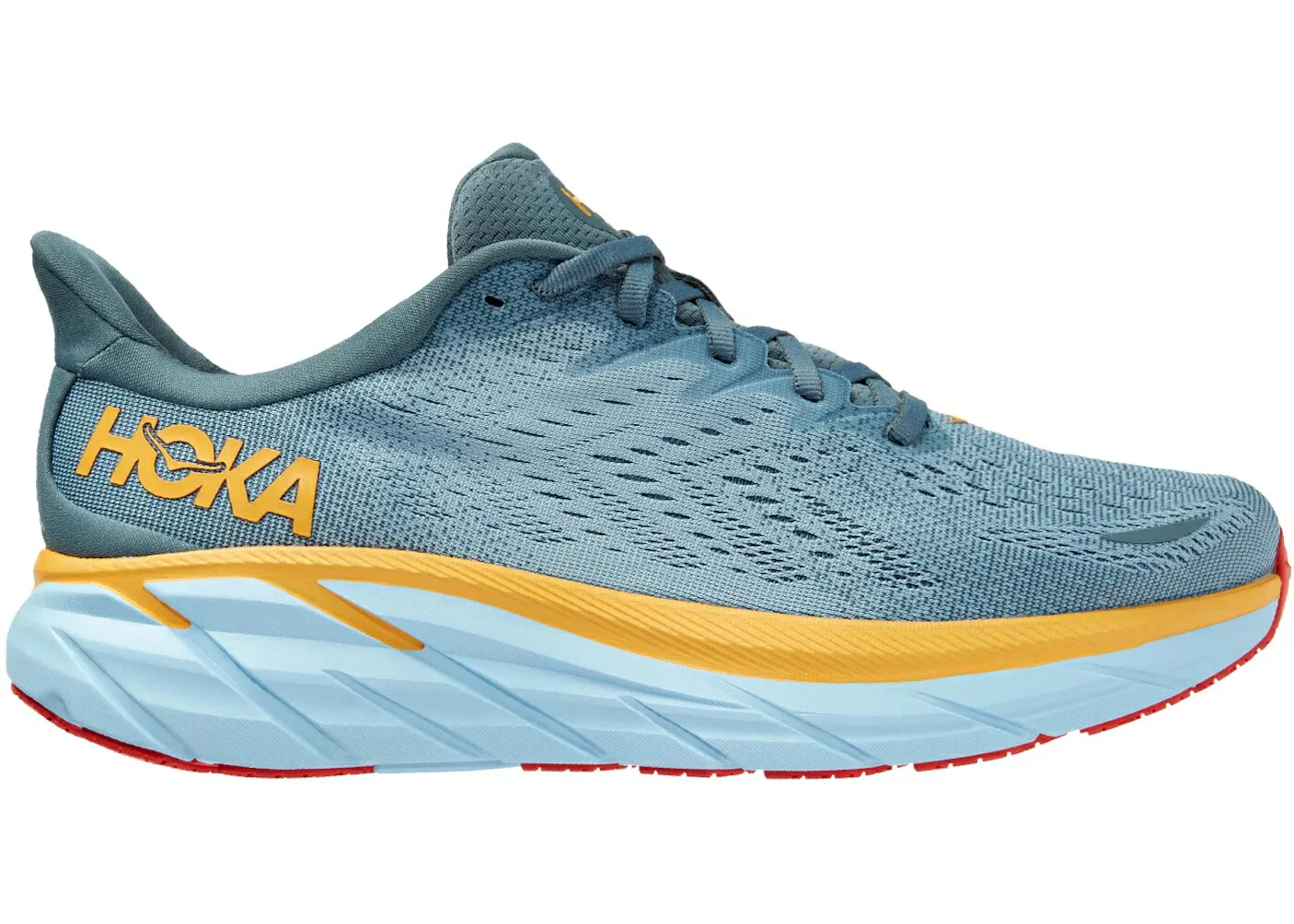 ホカオネオネ 青色 ブルー スプリング スニーカー メンズ HOKA ONE ONE HOKA ONE CLIFTON 8 GOBLIN BLUE MOUNTAIN SPRING (WIDE) / GOBLIN BLUE MOUNTAIN SPRING