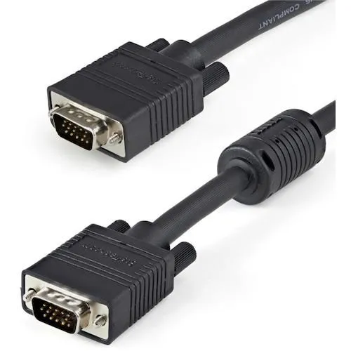 【期間限定!対象商品P2～20倍】 ＳｔａｒＴｅｃｈ ＶＧＡケーブル／１０ｍ／１９２０ｘ１２００／高解像度／Ｄ－ｓｕｂ１５ピン／オス－オス／ブラック／ディスプレイケーブル 1袋 (MXTMMHQ10M)