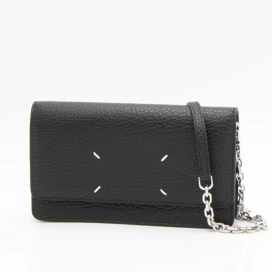 【10%OFFクーポン有り】メゾンマルジェラ MAISON MARGIELA チェーンウォレット ブラック SA3UI0008 P4455 T8013 BLACK