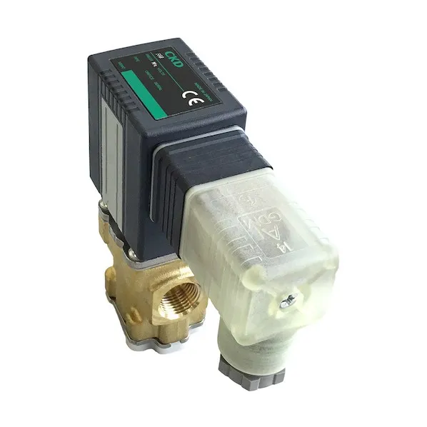 CKD 直動式2ポート電磁弁（マルチフィット［［R上］］） FFB-4208A7P3D2-B 1点