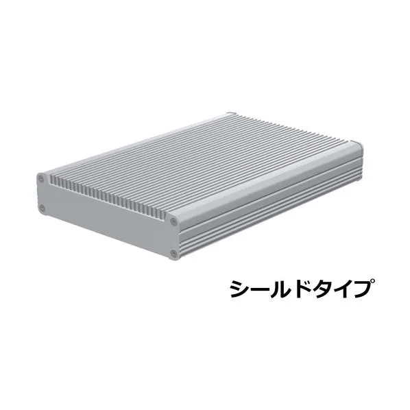タカチ電機工業 タカチ ヒートシンクアルミケース EMCシールドタイプ EXHE19-4-29SS 1点