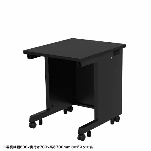 【新品/取寄品/代引不可】eデスク(ブラック)W600xD650xH720＜受注生産品＞ ED-SK6065BK72
