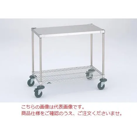 【ポイント5倍】【直送品】 エレクター ステンレスエレクターカート NSWT1B-S (111-42406) 【送料別】