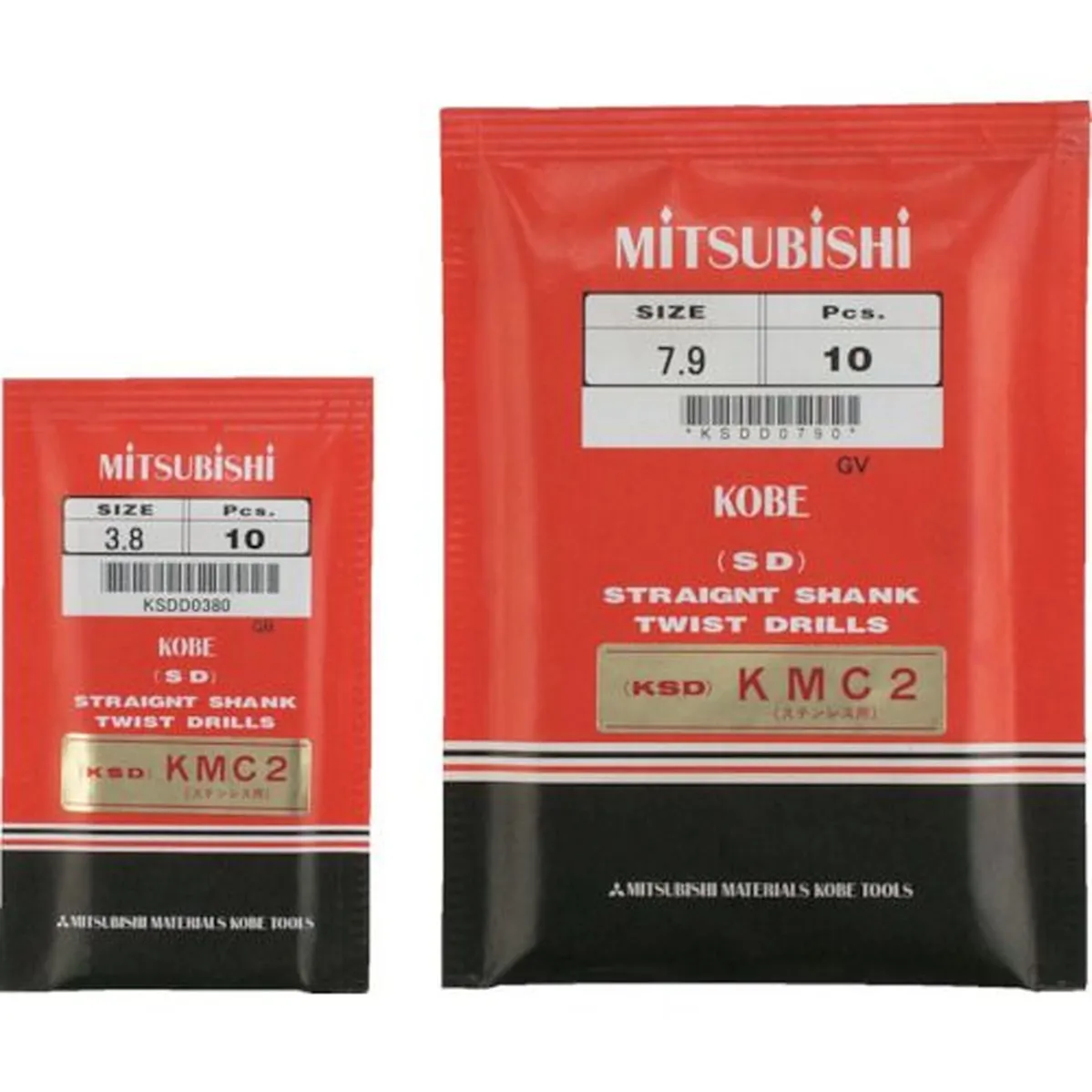 【期間限定!対象商品P2～20倍】 三菱Ｋ ＫＳＤ コバルトステンレス加工用 ストレートハイスドリル １０．７ｍｍ 5本 (KSDD1070)