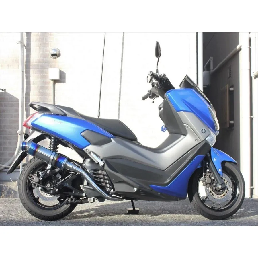 NMAX125 NMAX155 バイクマフラー EBJ-SE86J 2BJ-SED6J 2BK-SG50J SSB ステンレス ブルーカラー マフラー カスタム パーツ ドレスアップ 交換 エヌマックス