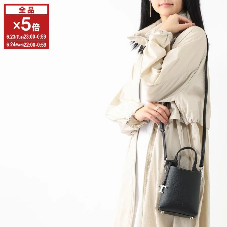 トッズ TODS ハンドバッグ 2WAY FLORIDA DOUBLE MICRO ショルダーバッグ ブラック レディース xbwapat9000qrib999-black