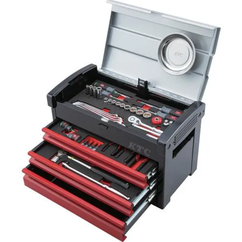 KTC ( 京都機械工具 ) 工具セット(チェストタイプ)[66点] ( SK3661E )