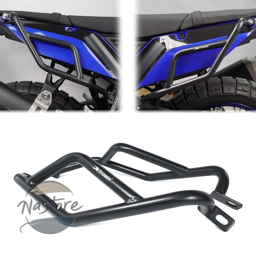 並行輸入品 xtz690 ヤマハ バイク 二輪 フレーム プロテクター クラッシュバー ブロック 700 24 xtz 2019 カスタムパーツ 部品 アクセサリー