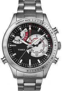 【送料無料】腕時計 メンズインテリジェントクロノグラフタイマースチールブレスレットtimex tw2p73000 mens intelligent chronograph timer watch steel bracelet