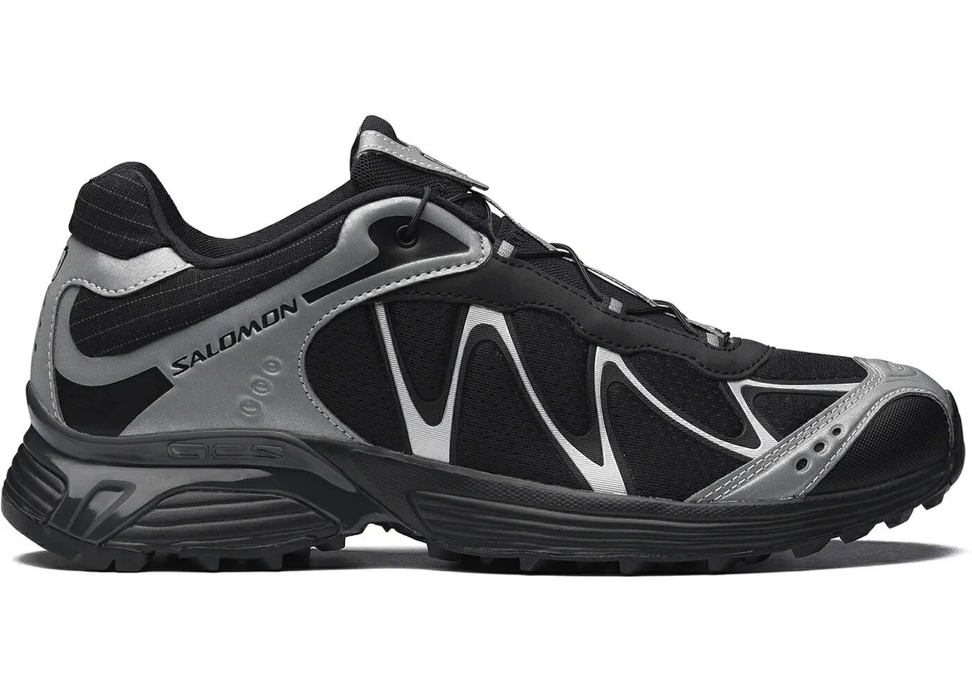 サロモン 黒色 ブラック 銀色 シルバー スニーカー メンズ SALOMON XT-WHISPER NOCTURNE VISION / BLACK CASTLEROCK FOOTWEAR SILVER