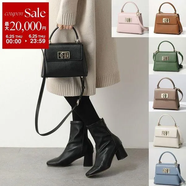 Furla フルラ ハンドバッグ 1927 MINI TOP HANDLE WB00109 ARE000 レディース レザー ショルダーバッグ クロスボディ 鞄 カラー8色