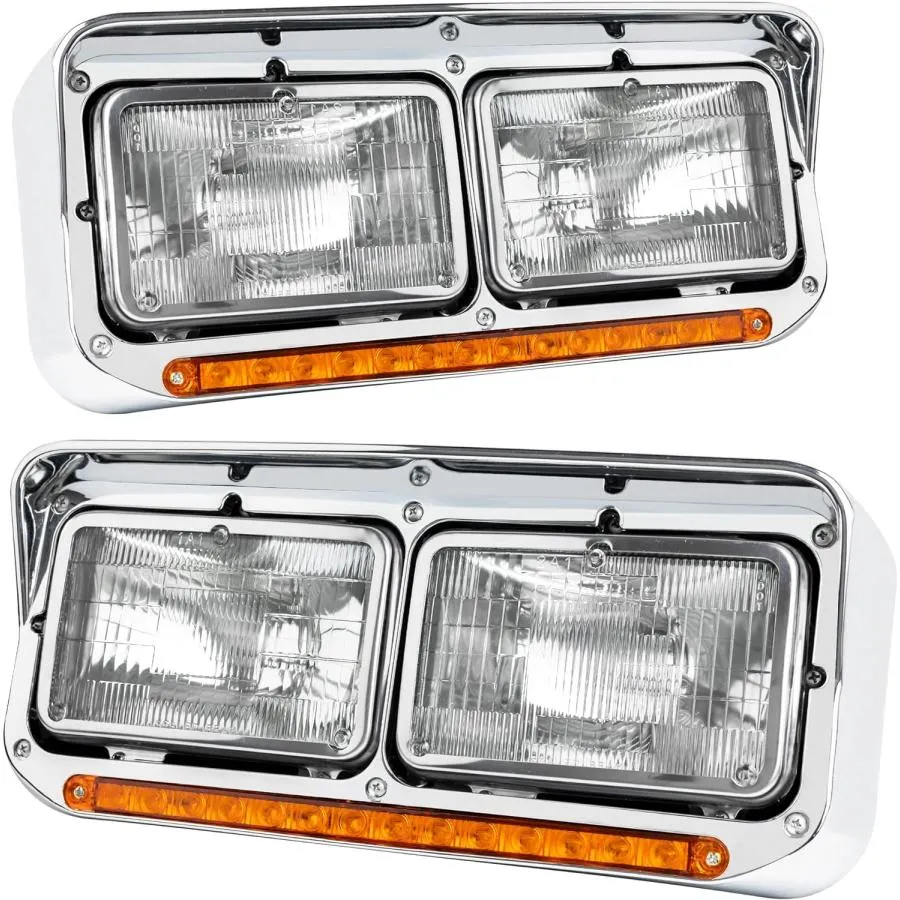 【並行輸入品】Avsty LED DRL ヘッドライトアセンブリ Kenworth T400 T600 T800 W900 K100 C500 198