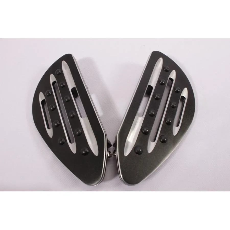 フットボード ビレットフットボードフロアボードセカンドリアハーレートーニンググライドFATBOY SOFTAIL BILLET FOOTBOARD F