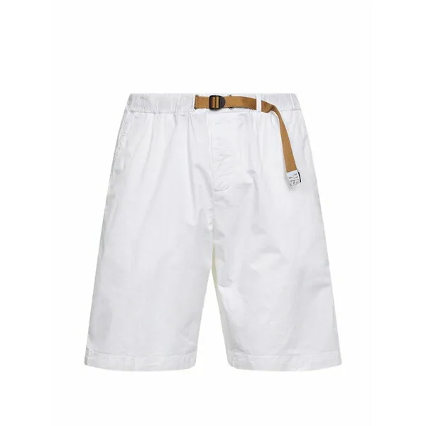 ホワイトサンド メンズ カジュアルパンツ ボトムス Belt shorts White