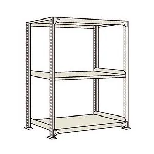 【ポイント5倍】【直送品】 サカエ 中量棚CW型(500KG/段・単体・高さ1200MM・3段) CW-8523 (205012) 【特大・送料別】