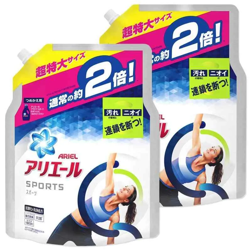 アリエール 洗濯洗剤 液体 プラチナスポーツ 詰め替え 超特大 1.34kg