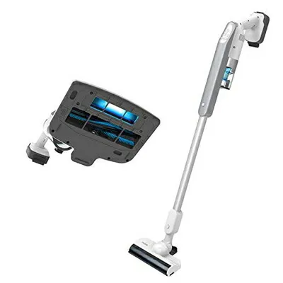 【中古】 レイコップ コードレス 掃除機 ハンディ サイクロン スティッククリーナー ハイパワー モーターヘッド搭載 UVヘッド付き 水洗い可能ダストボックス 2WAY 軽量 スリム RHC-300JPWH-E ホワイト