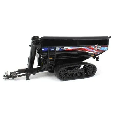 Spec Cast 1/64 Black J＆M 1112 X-Tended Reach Grain Cart Tracks ＆ American Flag JMM-028