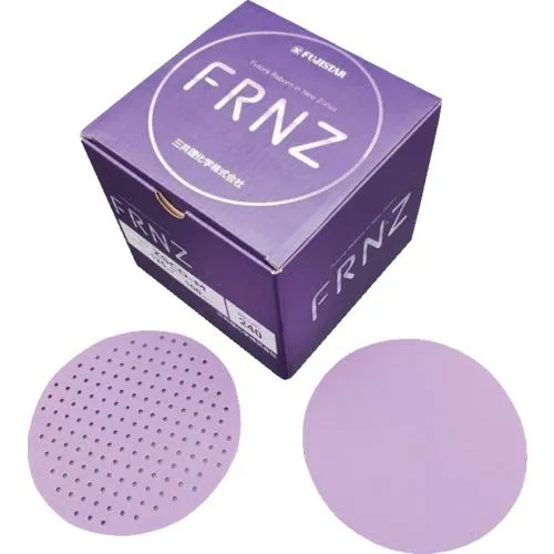 三共理化学 【100枚販売】三共 マジック式研磨紙 FRNZパープル研磨ディスク ZSCD- ZSCD-M125-120 [1226-1013772]