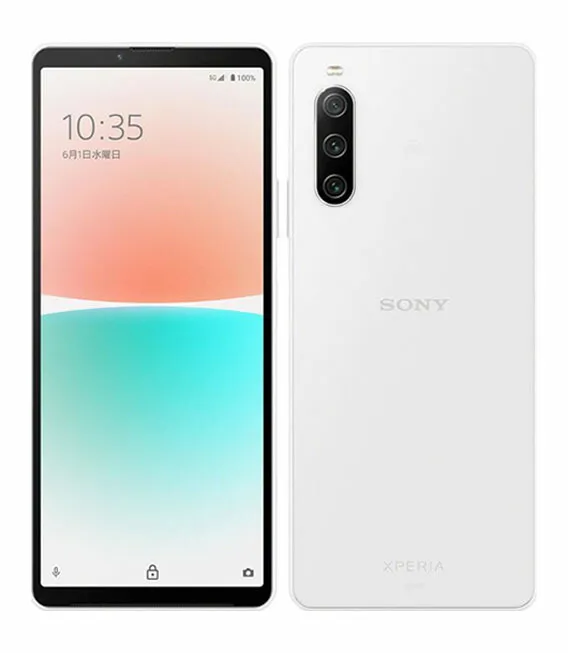 【中古】【安心保証】 Xperia 10 IV SOG07[128GB] au ホワイト