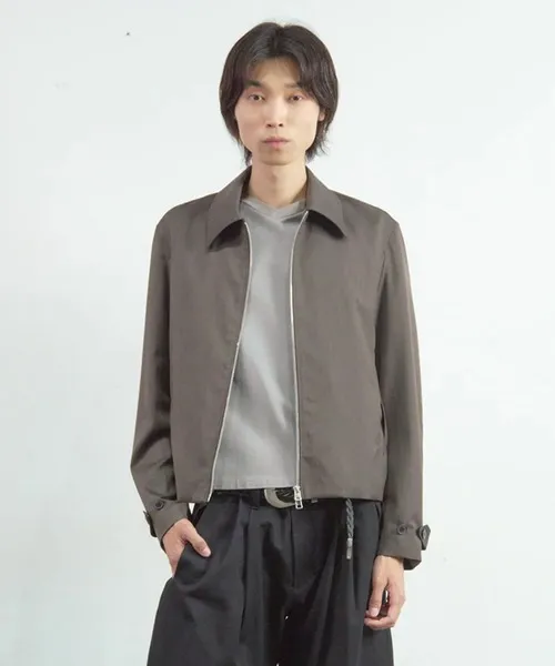 ブルゾン アウター 「NVRFRGT」SHORT ZIP UP JACKET メンズ