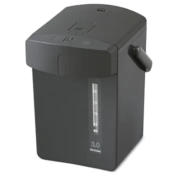 【中古】(非常に良い)アイリスオーヤマ 電気ポット 3リットル メカ式 ブラック IMHD-230-B