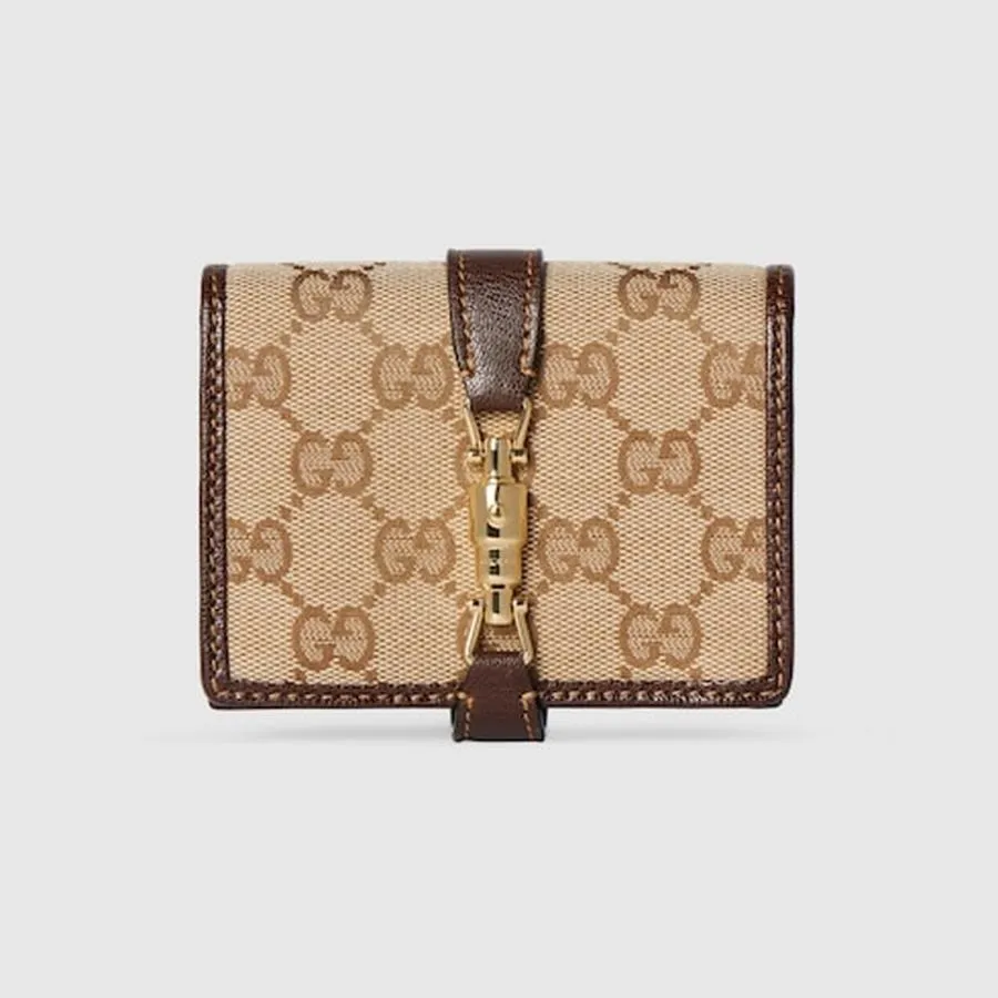 グッチ GUCCI レディース Gucci Jackie ミディアム ウォレット 財布【サンド＆ブラウン GGキャンバス 】【送料無料】【正規品】