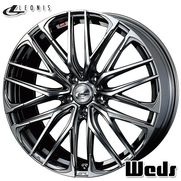 サマータイヤ ホイールセット 225/55R18インチ 5H114.3 ウェッズ レオニス SK BMCMC ヨコハマ ブルーアース RV03