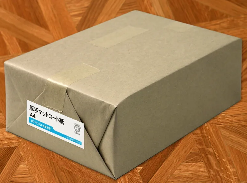 厚手マットコート紙新白亜NS＜220kg＞B4 800枚【当日発送可】【サイズ変更可】