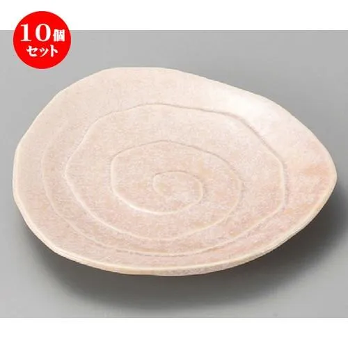 10個セット ☆ 組皿 ☆ 煌桜志野三角3.5皿 [ 120 x 20mm ] 【料亭 旅館 和食器 飲食店 業務用 】