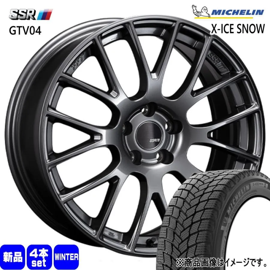 エスティマ カローラクロス  ミシュラン 225/50R18 99H XL X-ICE SNOW 冬用 スタッドレスタイヤ GTV04 18インチ