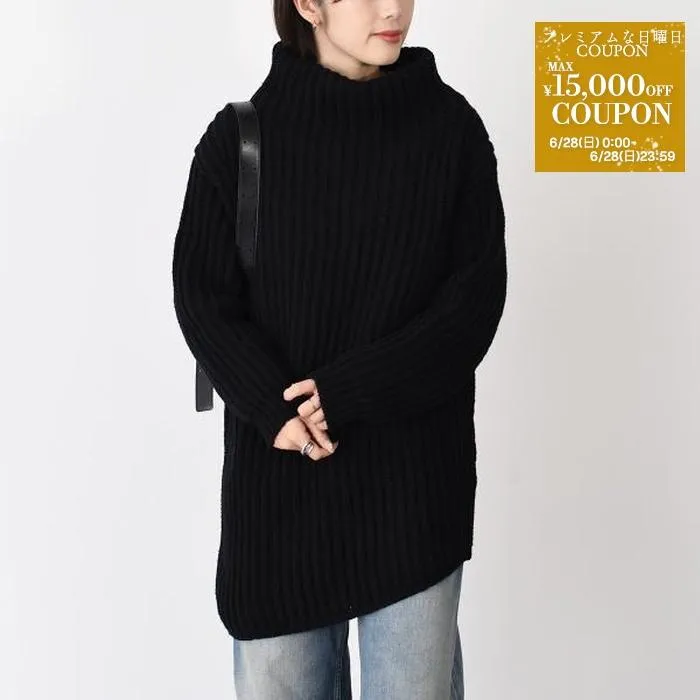 【10％OFF】MAX MARA マックスマーラ ワンピース ニット LACUNA リブ編みウール カシミアドレス レディース ニットワンピース ミニワンピ