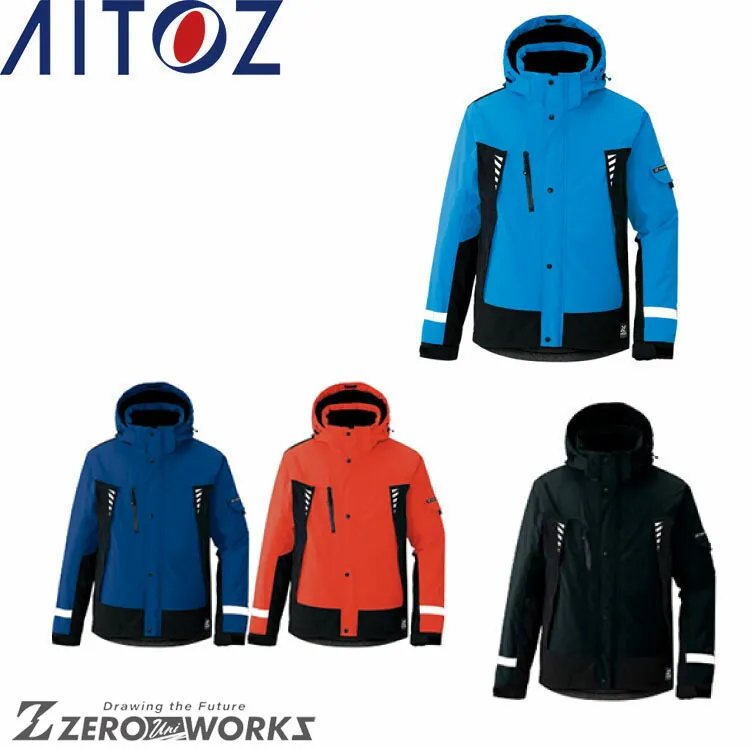 アイトス AITOZ 8876 防水防寒ジャケット（男女兼用） 4L  オールシーズン対応秋冬対応【 ワークウェア 作業着 作業服 ユニフォーム 送料無料 】