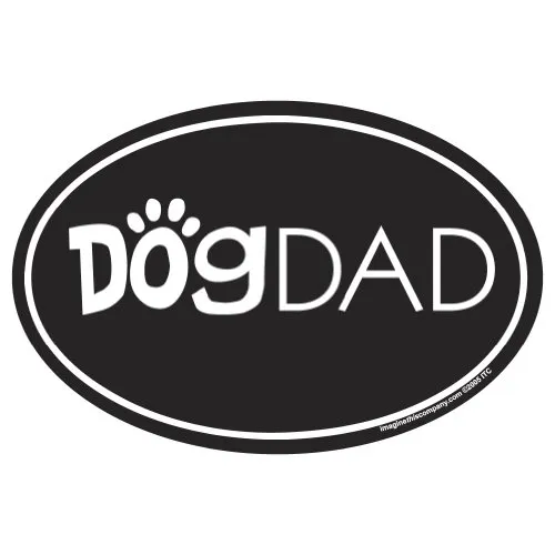 【中古】【未使用・未開封品】Imagine This Oval Magnet, Dog Dad by Imagine This